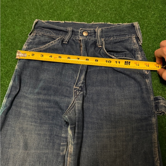 Vintage Carpenter Jeans 70s Talon Zipper Retro Regular Fit 24x32 Jeans - Picture 6 of 12